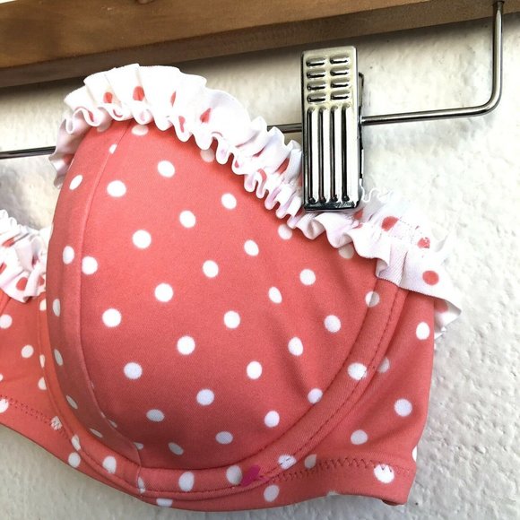 Victoria's Secret Swim Polka Dot Bikini Set 34C S - Picture 3 of 12